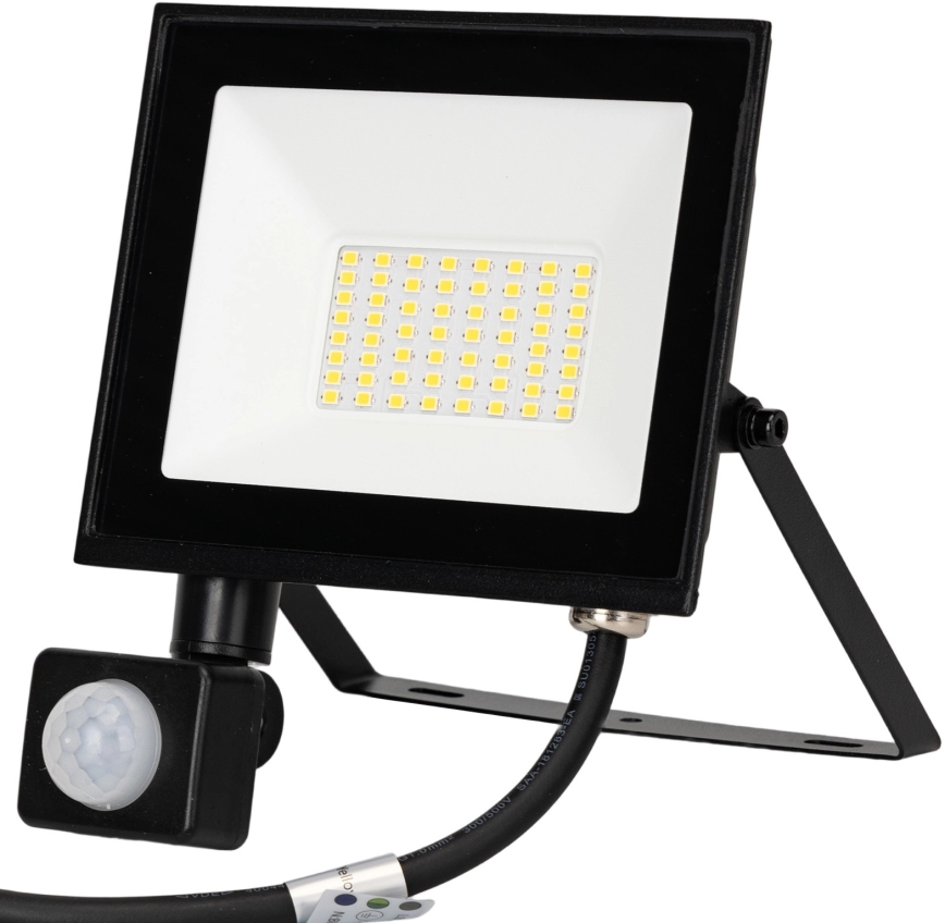 Aigostar - LED-Strahler mit Sensor LED/30W/230V 4000K IP65