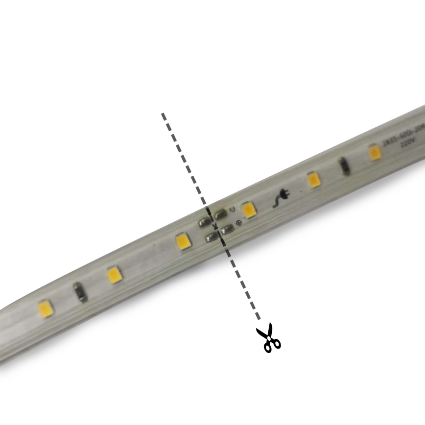 Aigostar - LED-Streifen 350 W / 230 V, 50 m, grün, IP65