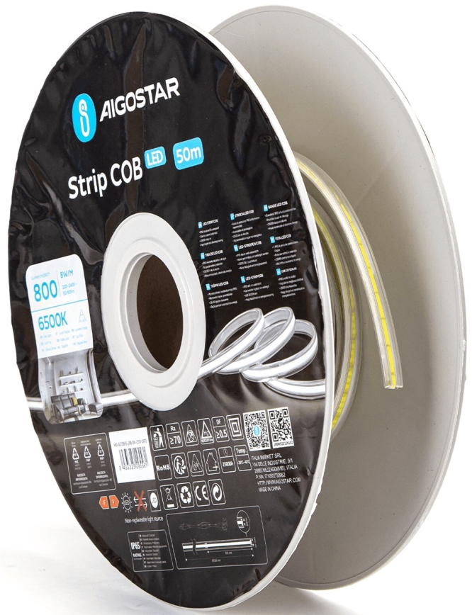 Aigostar - LED-Streifen LED/400W/230V 50m 6500K IP65