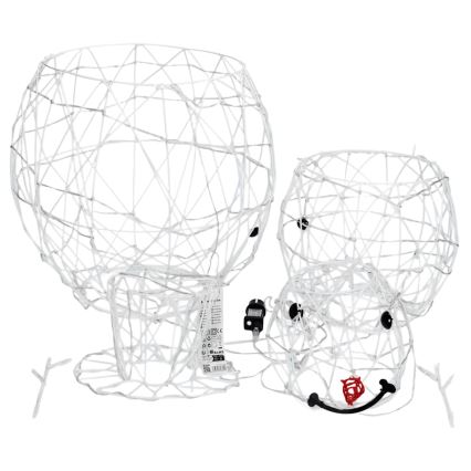 Aigostar - LED-Weihnachtsdeko für den Außenbereich 3,6W/31/230V 6500K 120cm IP44 Schneemann