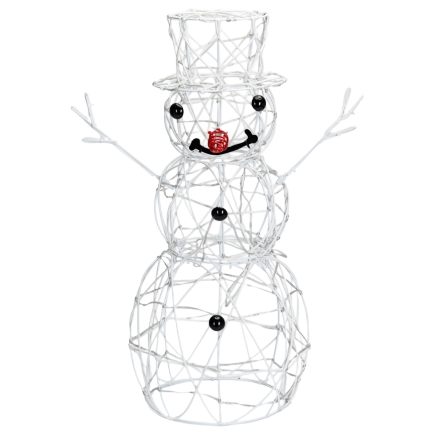 Aigostar - LED-Weihnachtsdeko für den Außenbereich LED/3,6W/31/230V 6500K 60 cm IP44 Schneemann