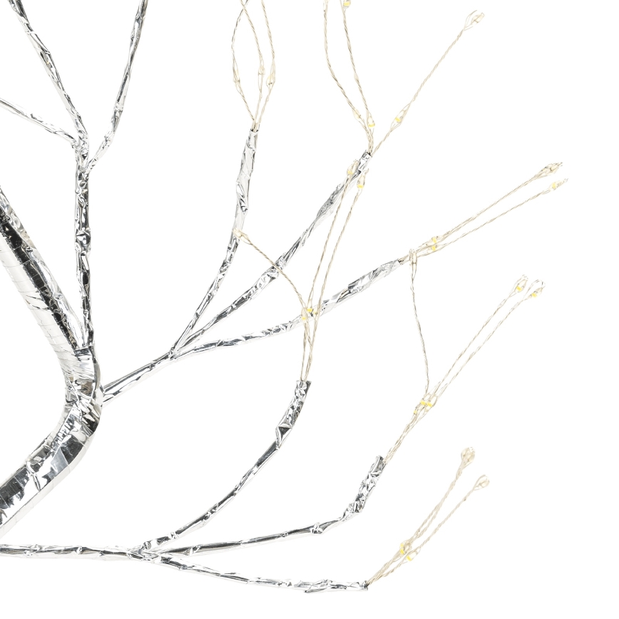 Aigostar - LED Weihnachtsdekoration 108xLED/3xAA/8 Funktionen 45cm warmweiß