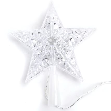 Aigostar - LED-Weihnachtsdekoration 16xLED/3xAA warmweißer Stern