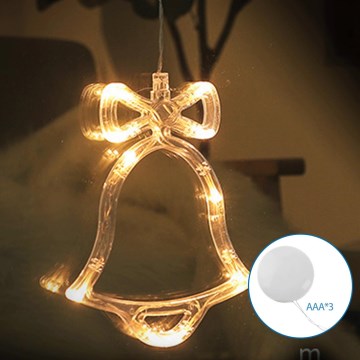 Aigostar - LED-Weihnachtsdekoration LED/3xAAA bell 18cm