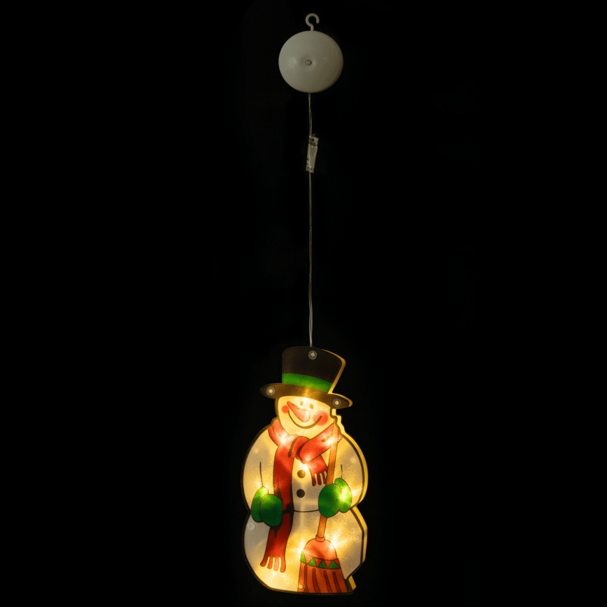 Aigostar - LED-Weihnachtsdekoration LED/3xAAA Schneemann 25cm