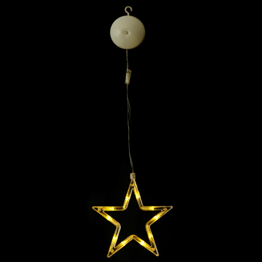 Aigostar - LED-Weihnachtsdekoration LED/3xAAA Stern 19cm