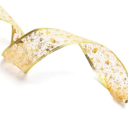 Aigostar - LED-Weihnachtskette 50xLED/3xAA 5m warmweiß, goldfarben