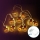 Aigostar - LED-Weihnachtslichterkette 10xLED/3xAA 1,5m warmweiß, Schneemann-Motiv