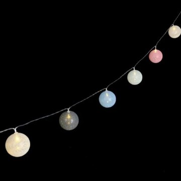 Aigostar - LED-Weihnachtslichterkette 10xLED/3xAA 2m warmweiß