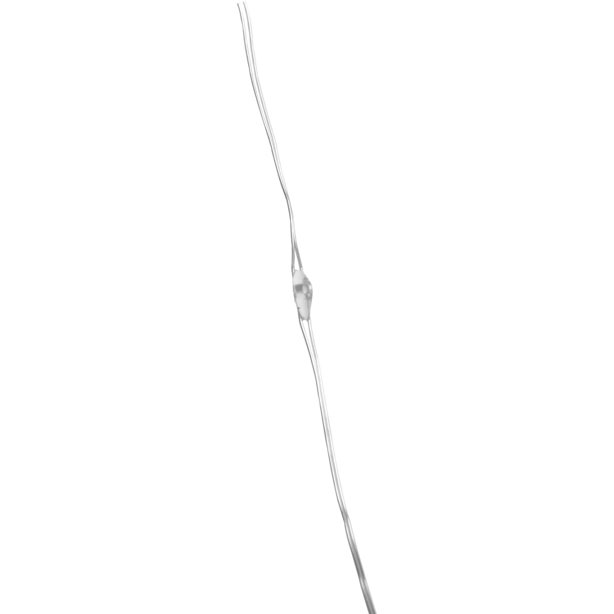 Aigostar - LED-Weihnachtslichterkette für den Außenbereich 100xLED/8 Funktionen/3xAA 10,3m IP44 kaltweiß