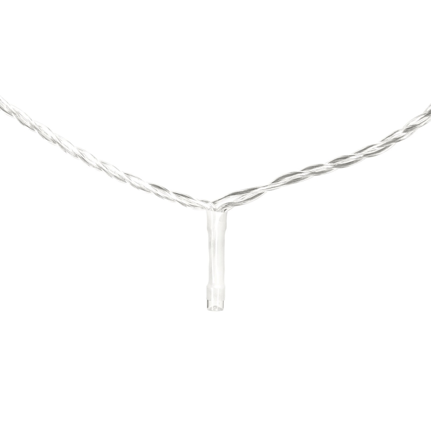 Aigostar - LED-Weihnachtslichterkette für den Außenbereich 200xLED/8 Funktionen 23m IP44 kaltweiß