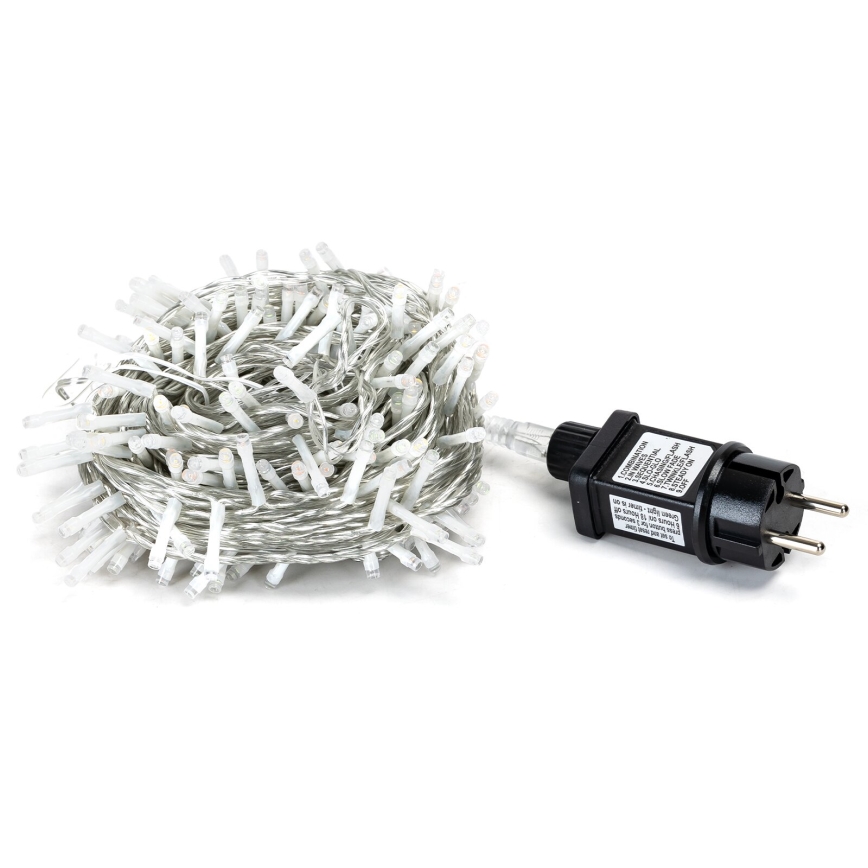 Aigostar - LED-Weihnachtslichterkette für den Außenbereich 200xLED/8 Funktionen 23m IP44 mehrfarbig