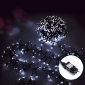 Aigostar - LED-Weihnachtslichterkette für den Außenbereich 600xLED/8 Funktionen 18m IP44 kaltweiß