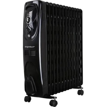 Aigostar - Ölradiator mit 13 Rippen 2500W/230V schwarz
