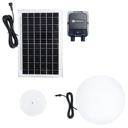 Aigostar - LED RGB dimmbare Außenleuchte MESH LED/35W/3,7V 4000mAh 2700-6500K IP65 Ø 50 cm