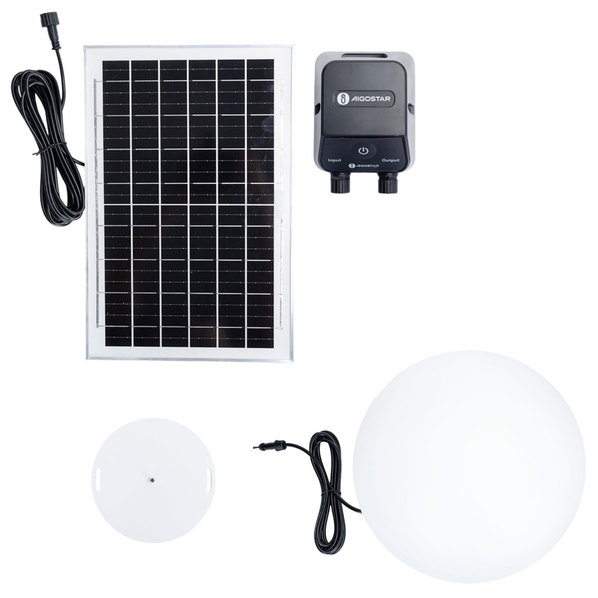 Aigostar - LED RGB dimmbare Außenleuchte MESH LED/35W/3,7V 4000mAh 2700-6500K IP65 Ø 50 cm