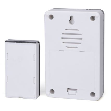 Aigostar - SET 2x Kabellose Türklingel 3xAA/12V IP44 weiß
