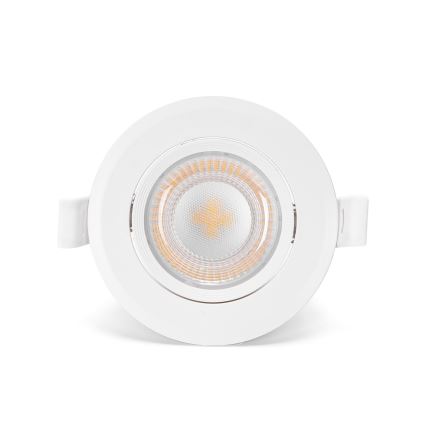 Aigostar - Set 3x LED-Einbauleuchte LED/5W/230V 3000K Ø 8,5 cm weiß