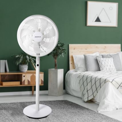 Aigostar - Standventilator 2in1 45W/230V Weiß + Fernbedienung