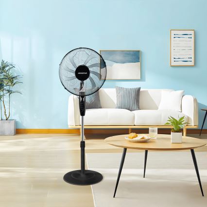 Aigostar - Standventilator 60W/230V schwarz