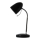 Aigostar - Tischlampe 1xE27/36W/230V schwarz/glänzender Chrom