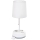 Aigostar - Tischlampe mit Steckdosen 1xE27/60W/230V weiß