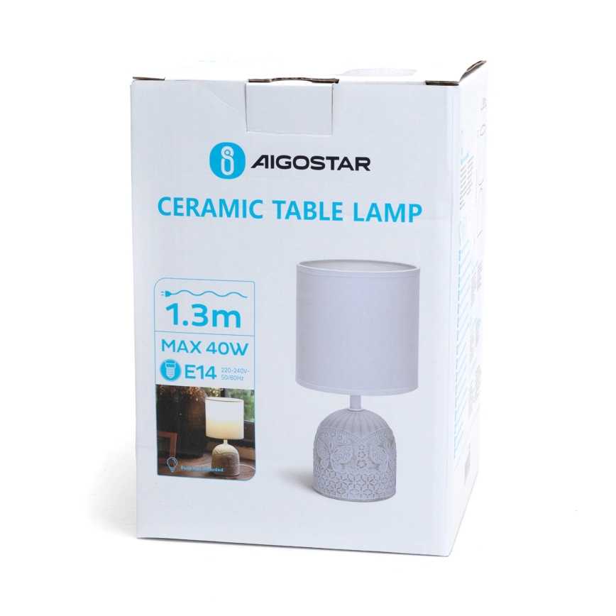 Aigostar - Tischleuchte 1xE14/40W/230V