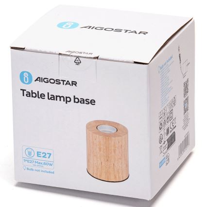 Aigostar - Tischleuchte 1xE27/60W/230V Gummibaum