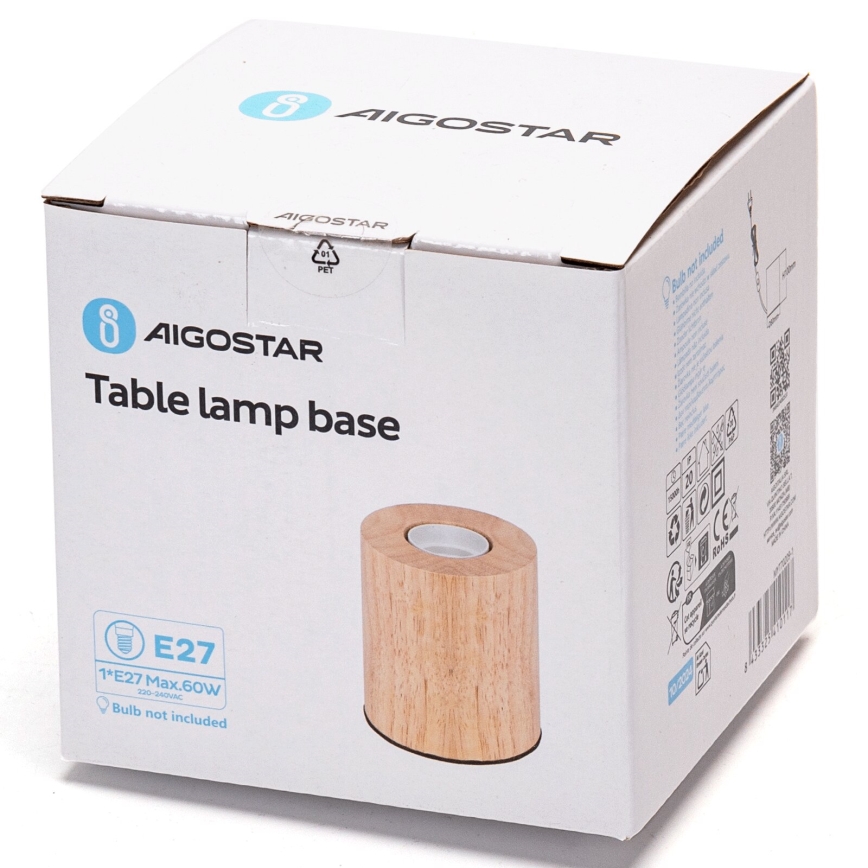 Aigostar - Tischleuchte 1xE27/60W/230V Gummibaum