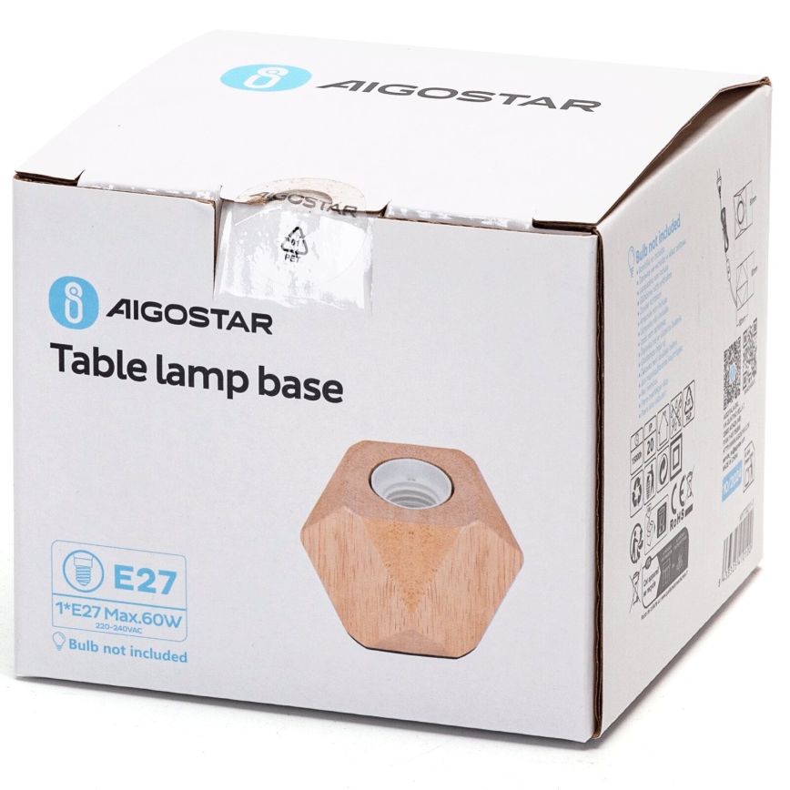 Aigostar - Tischleuchte 1xE27/60W/230V Gummibaum