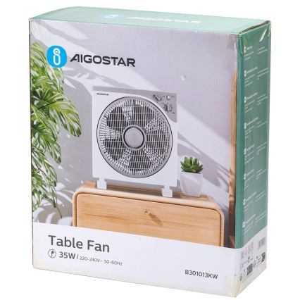 Aigostar - Tischventilator 35W/230V