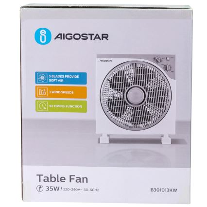 Aigostar - Tischventilator 35W/230V
