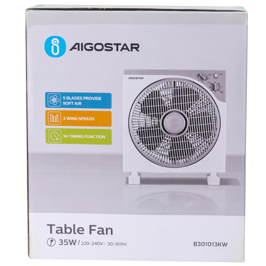 Aigostar - Tischventilator 35W/230V