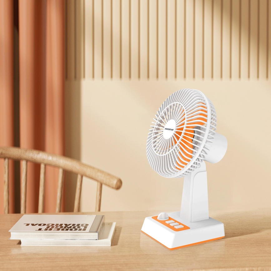 Aigostar - Tischventilator 6W/USB