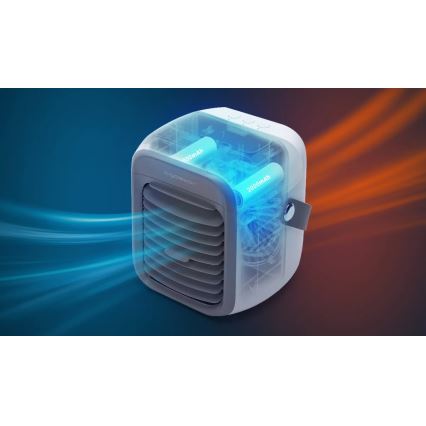 Aigostar - Tragbarer Luftkühler 8W/5V weiß
