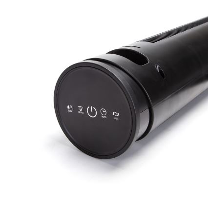 Aigostar - Turmventilator 45W/230V schwarz + Fernbedienung