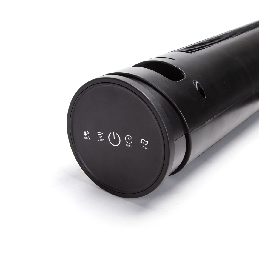 Aigostar - Turmventilator 45W/230V schwarz + Fernbedienung