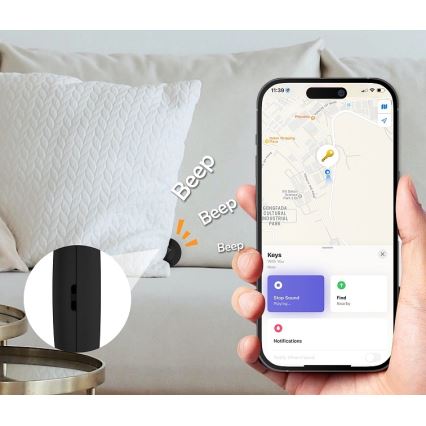 Aligator APD001 - Ortungsgerät Life Tag 1xCR2032 IP65 schwarz