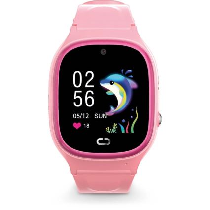 Aligator AW11PK - Smartwatch Watch Junior 2 450 mAh IP67 Wi-Fi rosa