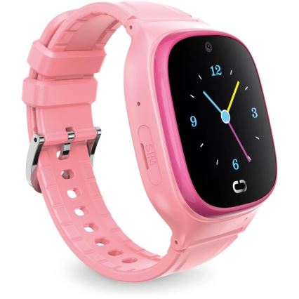 Aligator AW11PK - Smartwatch Watch Junior 2 450 mAh IP67 Wi-Fi rosa