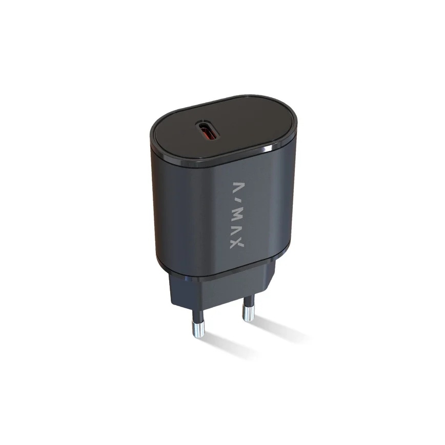 Aligator AX0002V - A-MAX Power Delivery 20W USB-C Schnellladeadapter, schwarz