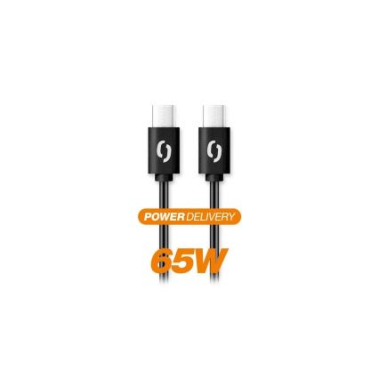 Aligator DATKP48 - USB-Kabel USB-C/USB-C 65 W Power Delivery 1,5 m schwarz
