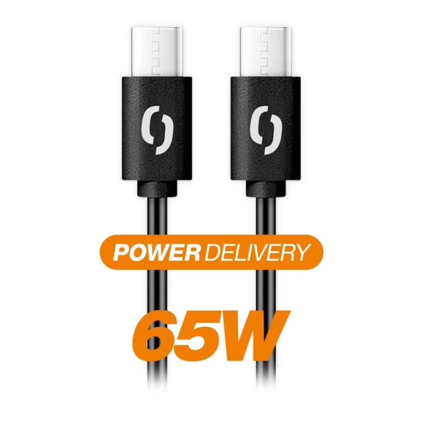Aligator DATKP54 - USB-Kabel USB-C auf USB-C, 65 W Power Delivery, 0,5 m, schwarz
