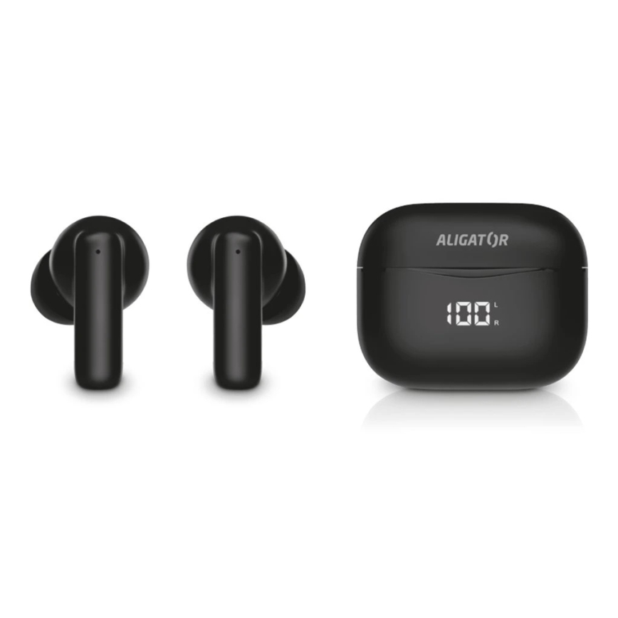 Aligator TWS06 - Kabellose In-Ear-Kopfhörer Pods PRO 3, 200 mAh + 2x 30 mAh, schwarz