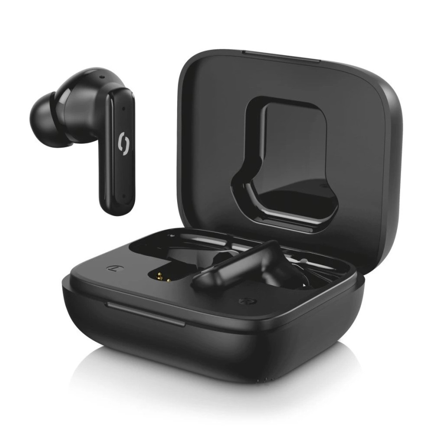 Aligator TWS07 - kabellose In-Ear-Pods mit LCD, ANC, 400 mAh Ladecase + 2×40 mAh Ohrhörer, IP30, schwarz