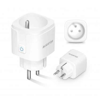 Aligator WAL001 - Smarte Steckdose 3680W/230V/Typ E/16A Wi-Fi Tuya