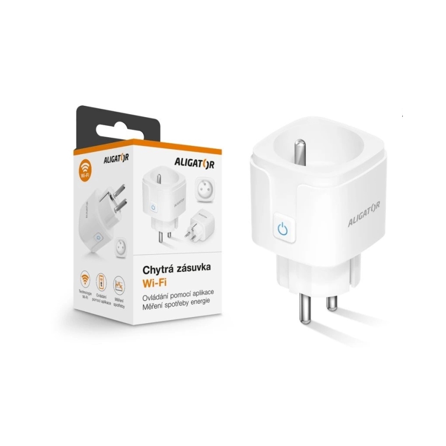 Aligator WAL001 - Smarte Steckdose 3680W/230V/Typ E/16A Wi-Fi Tuya