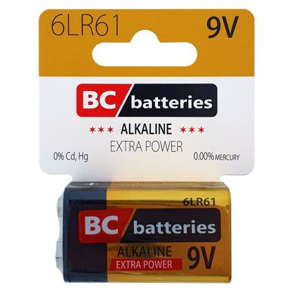 Alkaline-Batterie 6LR61 EXTRA POWER 9V
