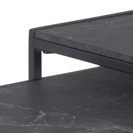 Set aus 2 Couchtischen ALMA in Anthrazit