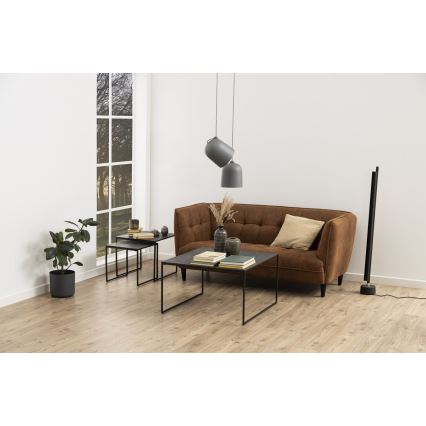 Set aus 2 Couchtischen ALMA in Anthrazit